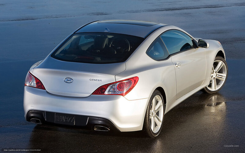 Silver Hyundai Genesis Coupe