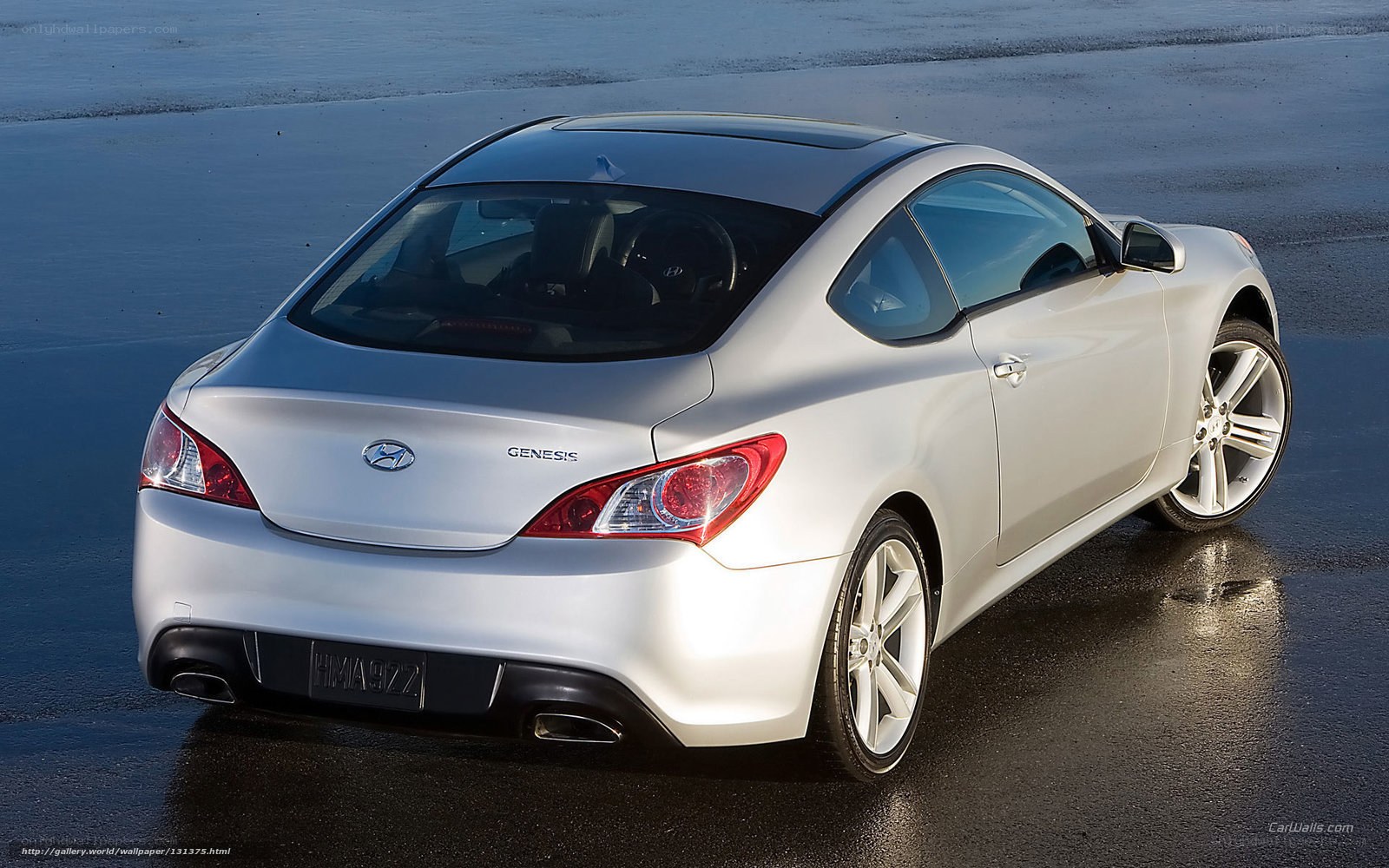 Silver Hyundai Genesis Coupe
