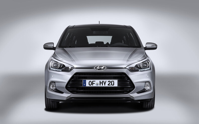 Silver Hyundai Hatchback — Neutral