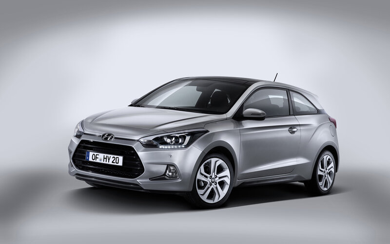 Silver Hyundai Hatchback