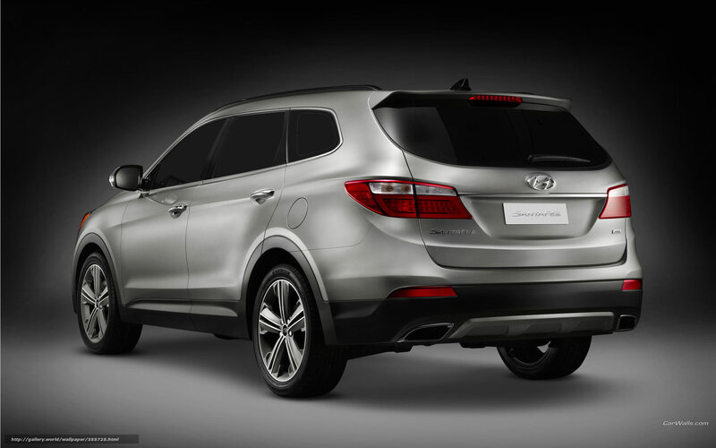 Silver Hyundai Santa Fe — Dramatic, Photograph, Car