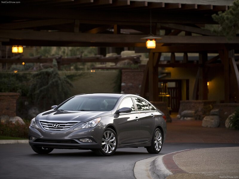 Silver Hyundai Sonata — Gray