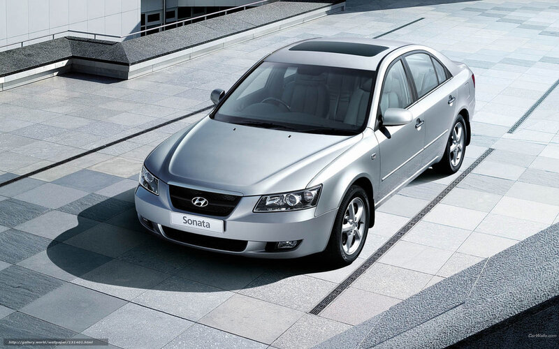 Silver Hyundai Sonata — Neutral, Afternoon