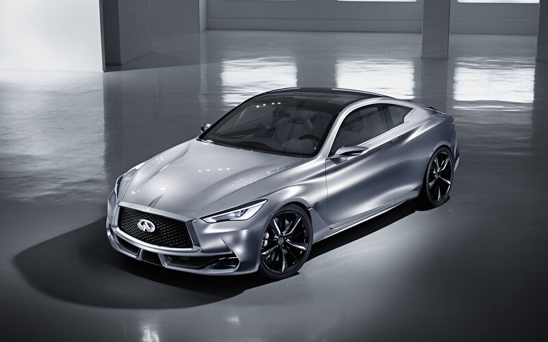 Silver Infini Car — Dramatic