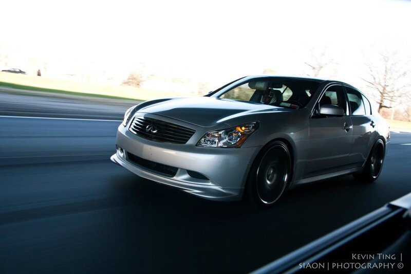 Silver Infini Car