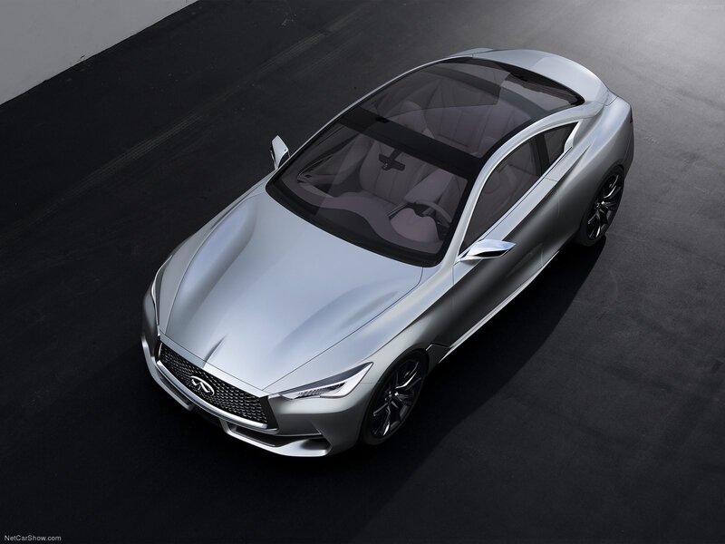 Silver Infini Concept Car — Dramatic, Photograph