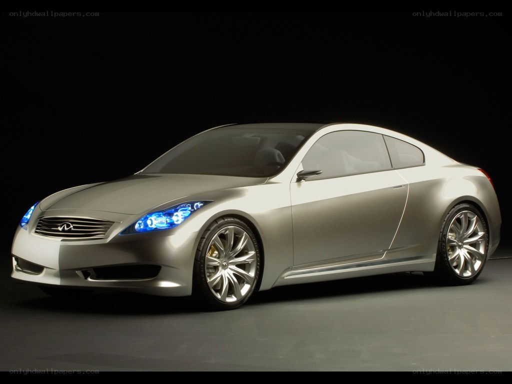 silver infiniti concept car