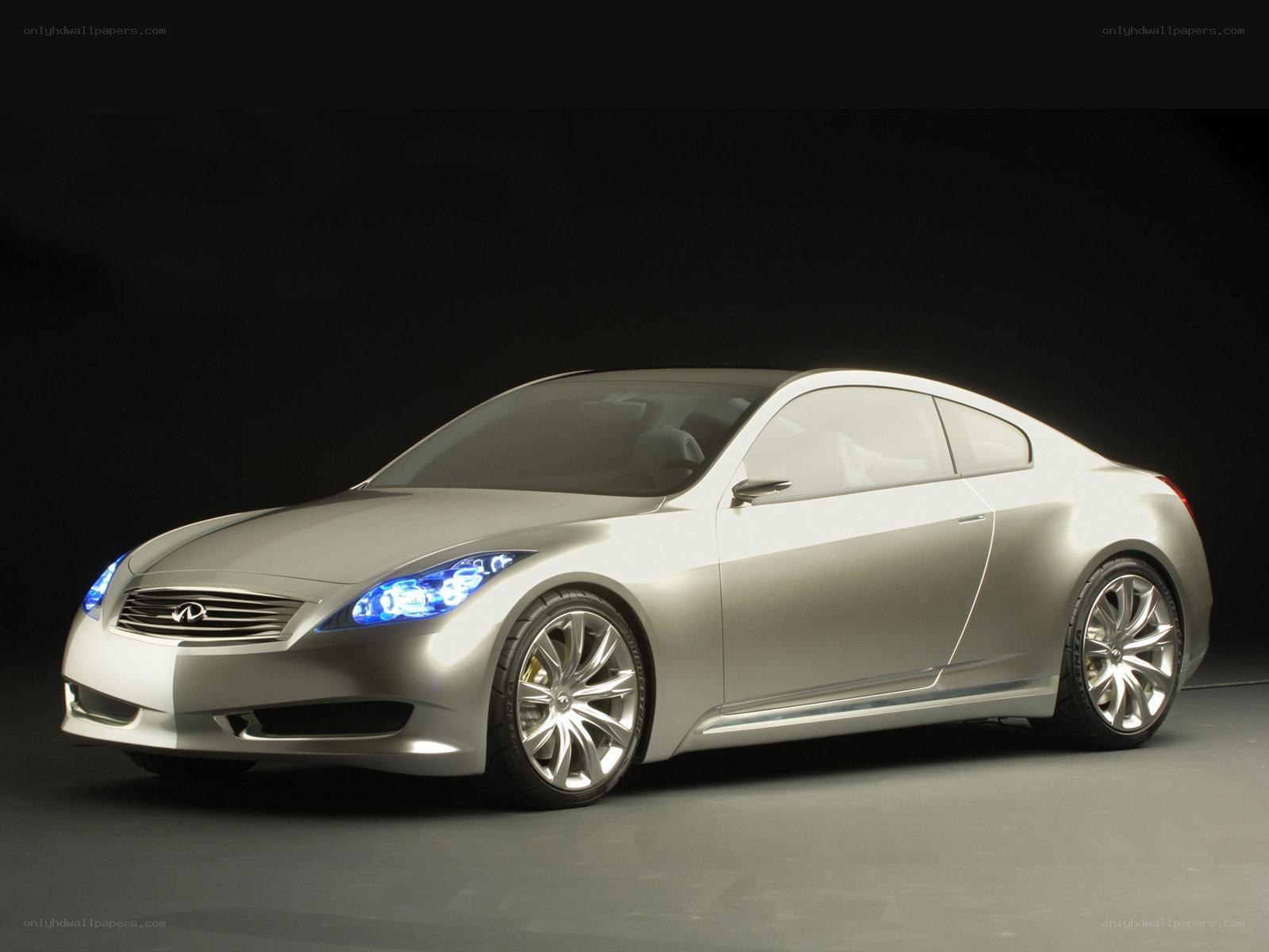 silver infiniti concept car