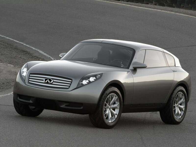 Silver Infiniti Concept Car — Gray