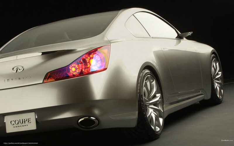 Silver Infiniti Coupe Concept