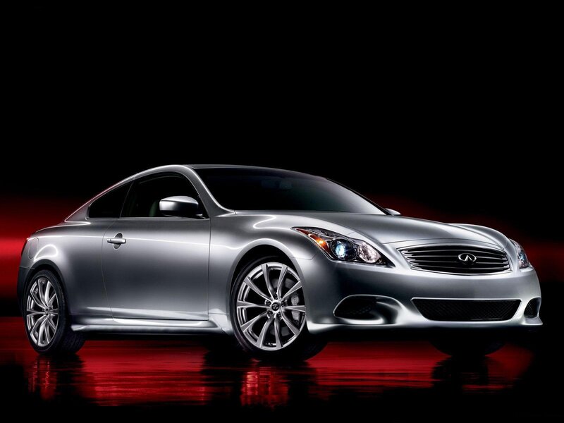 Silver Infiniti Coupe — Dramatic, Photograph, Car, Headlights, Wheels