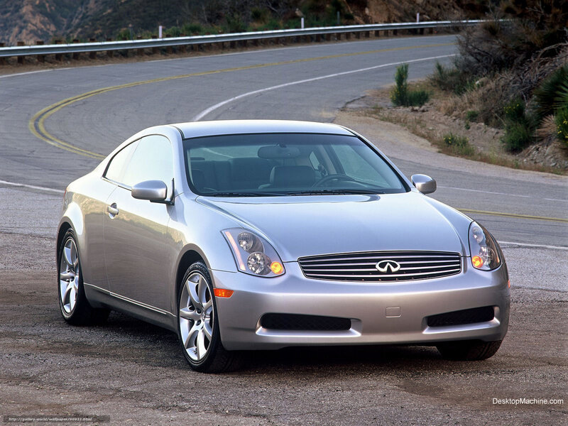 silver infiniti coupe on winding road