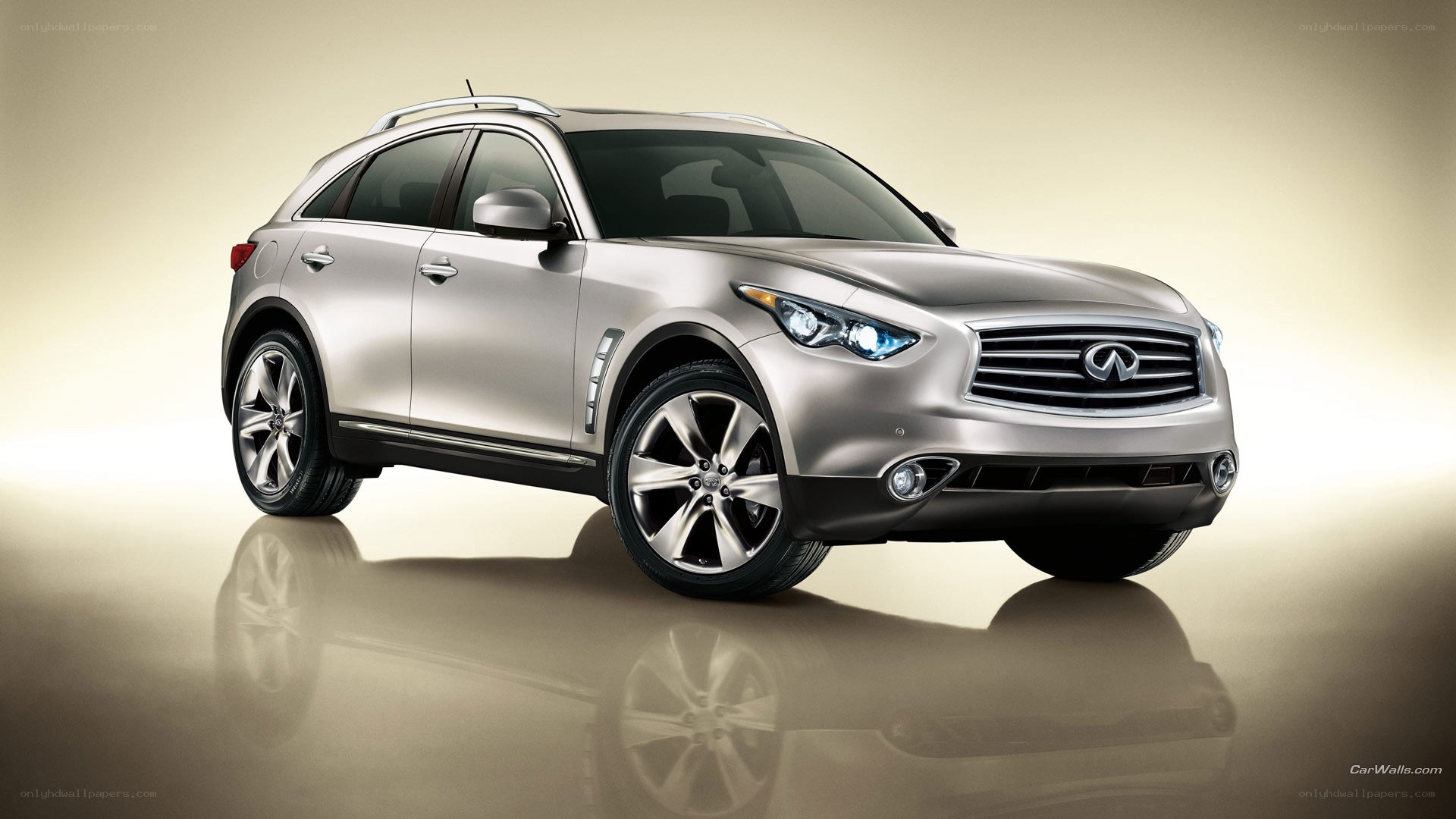 silver infiniti fx suv