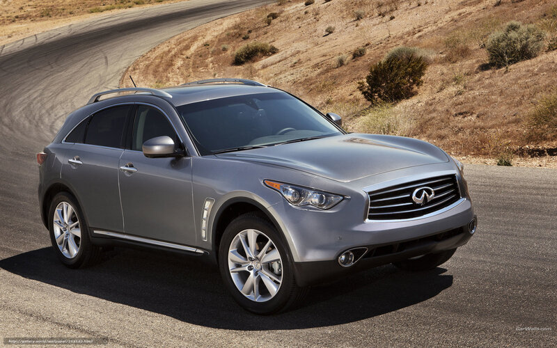Silver Infiniti Fx Suv — Gray