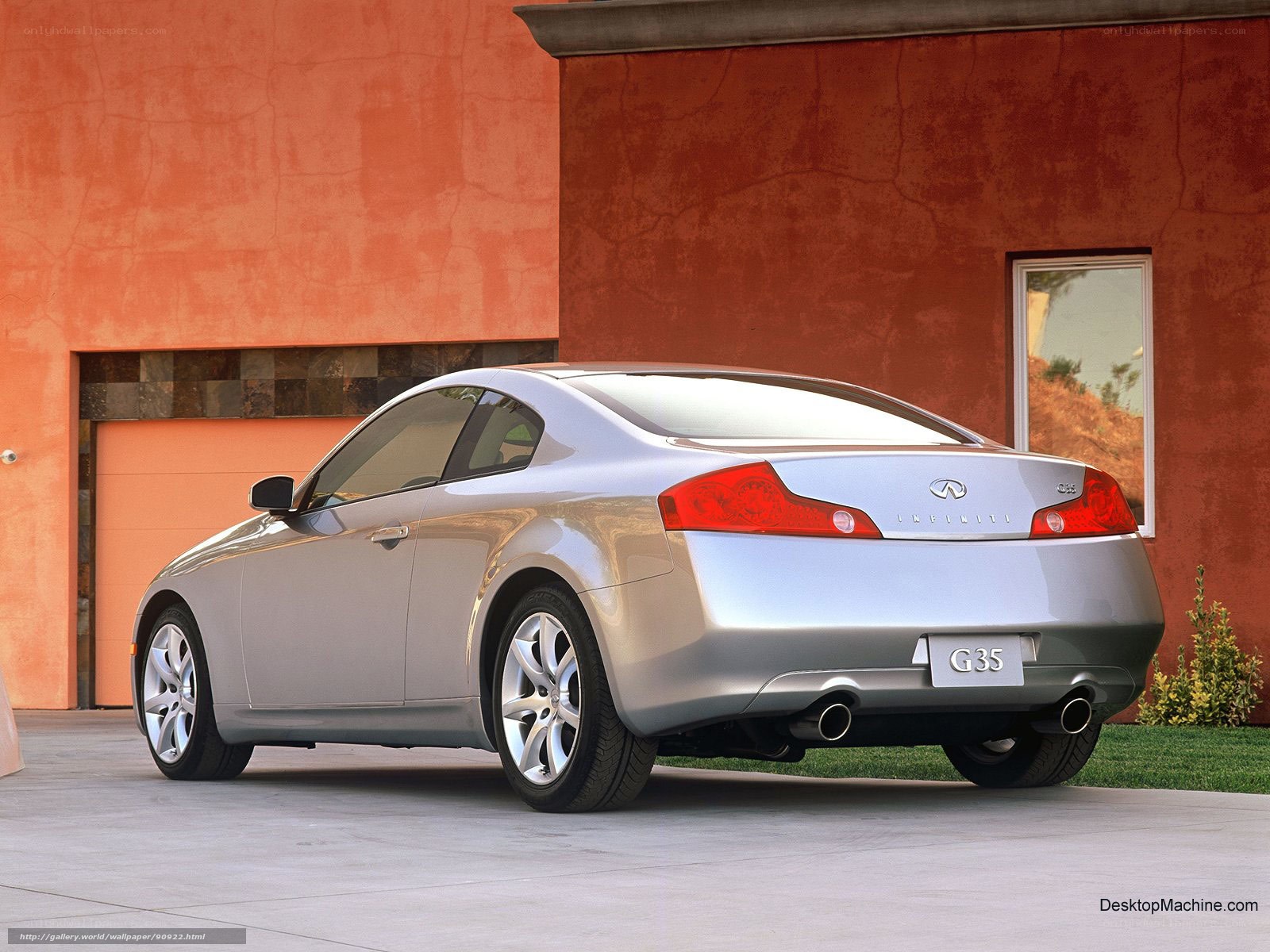 Silver Infiniti G35 Coupe