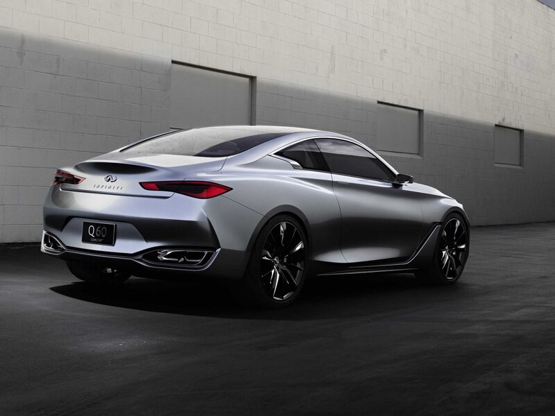 Silver Infiniti Q60 Concept — Dramatic, Photograph