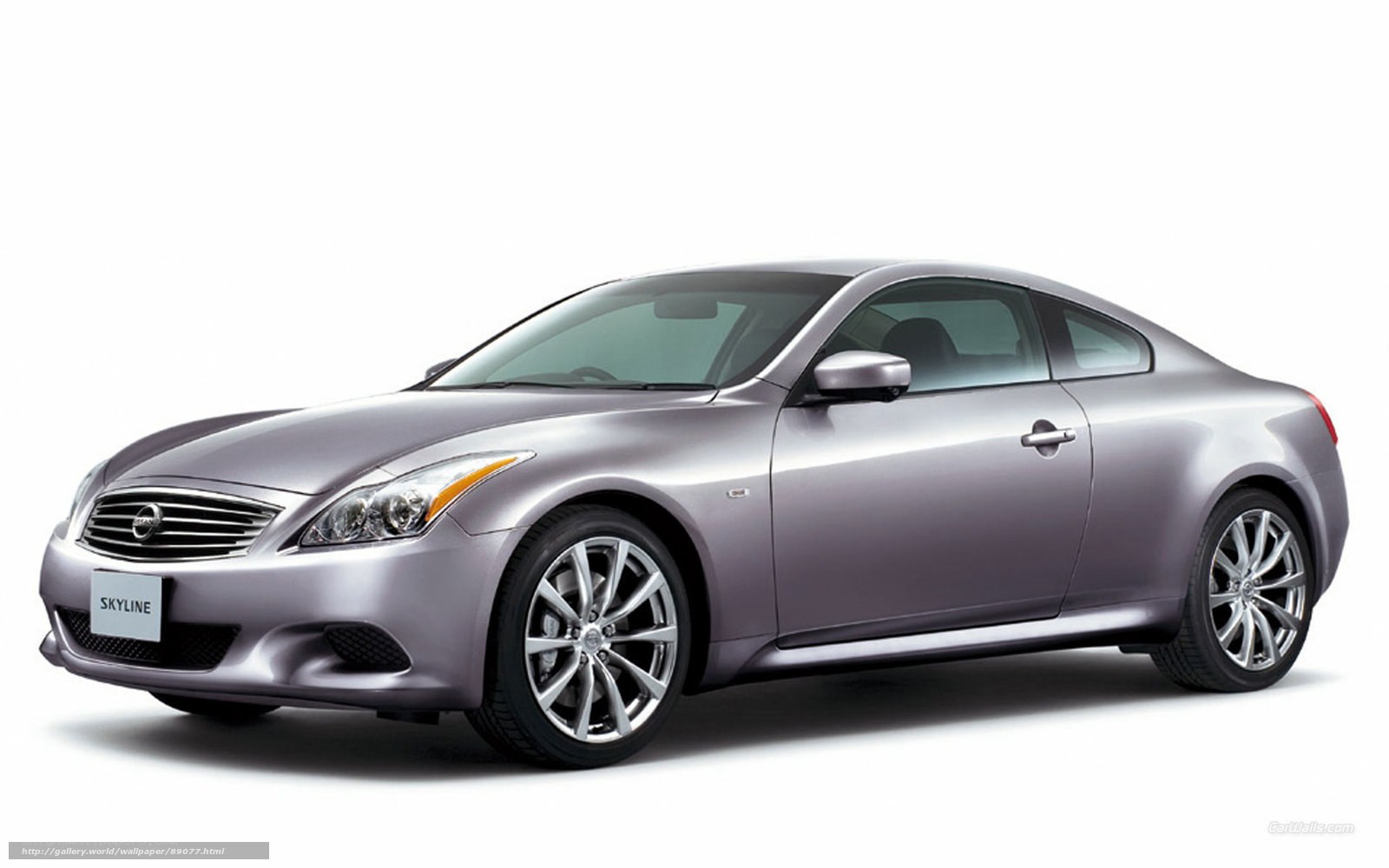 silver infiniti skyline coupe