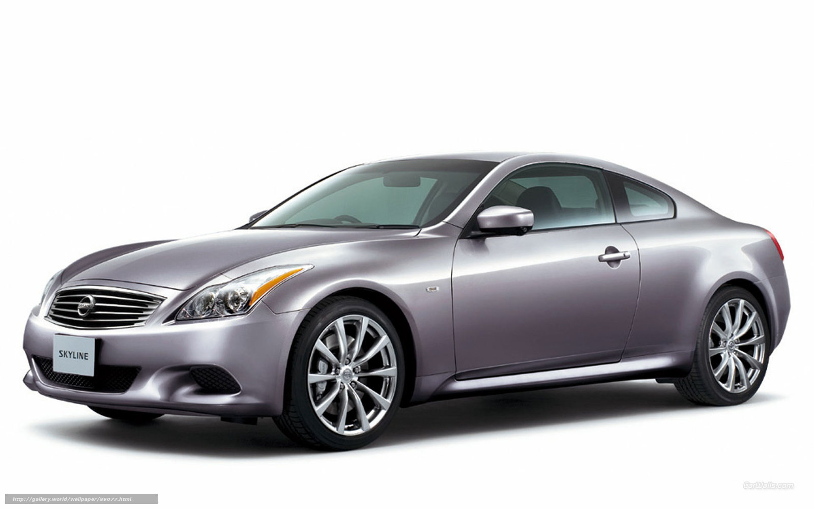 silver infiniti skyline coupe