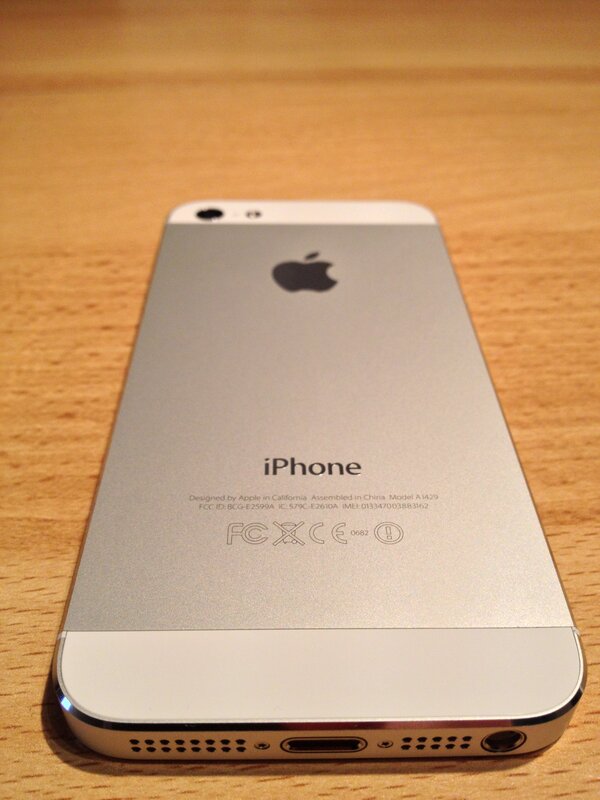 Silver IPhone 5