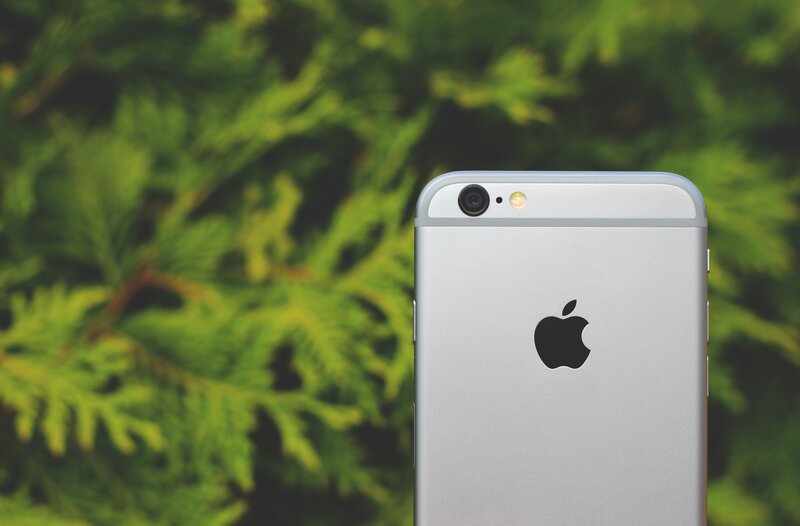 Silver IPhone Back