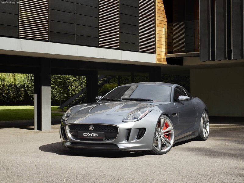 Silver Jaguar C-x16 — Gray, Dramatic