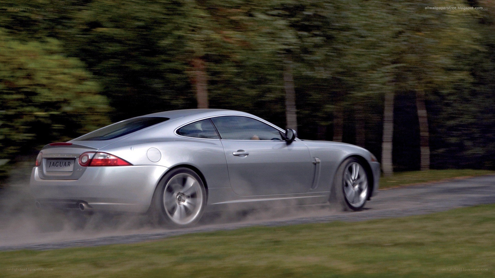 silver jaguar car in motion