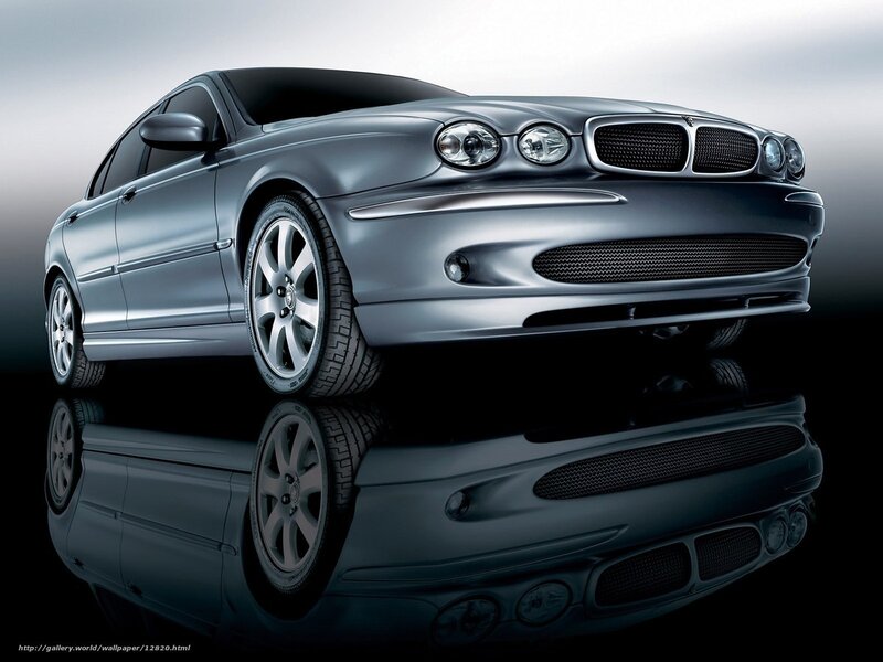 silver jaguar car