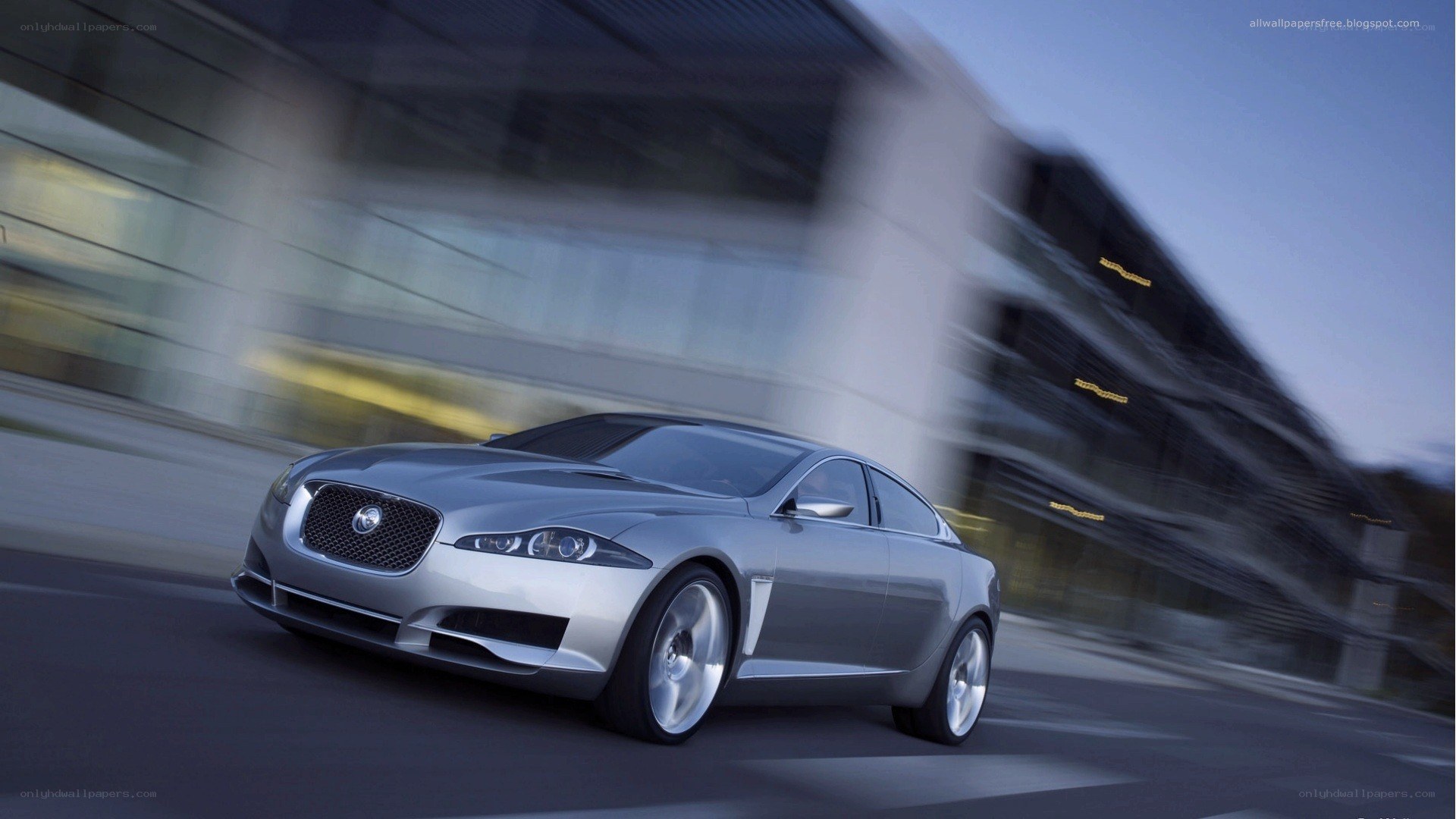 silver jaguar concept car