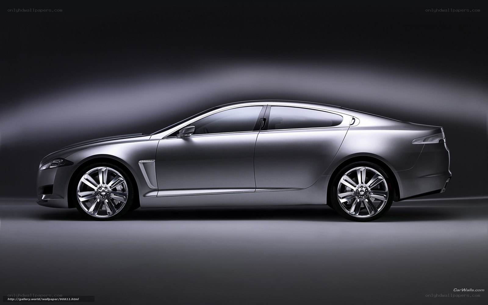 silver jaguar concept car