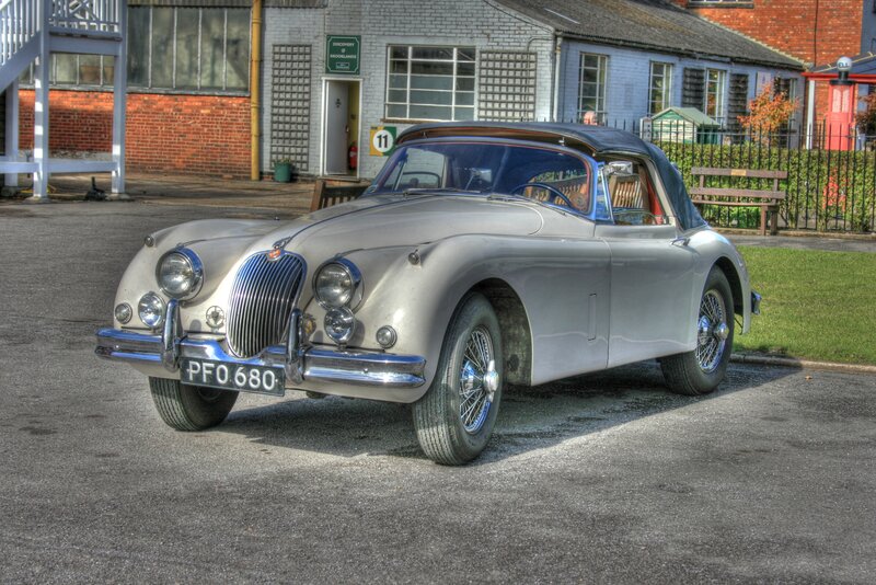 Silver Jaguar Convertible — Calm