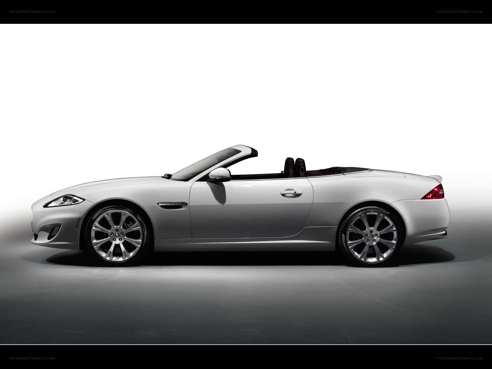 silver jaguar convertible