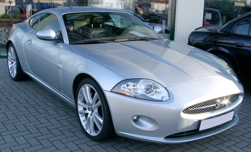 silver jaguar coupe