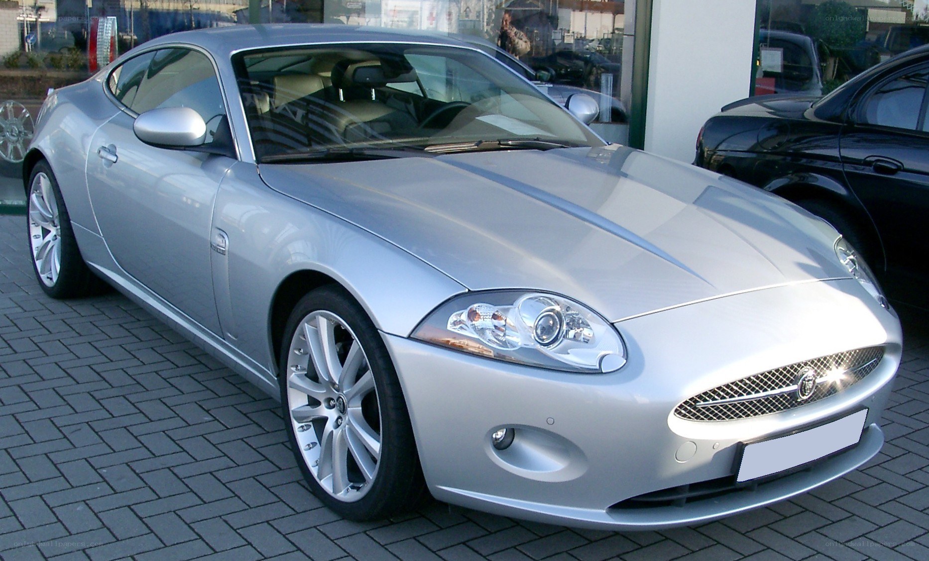 silver jaguar coupe
