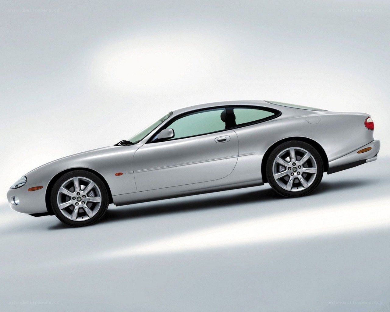 silver jaguar coupe