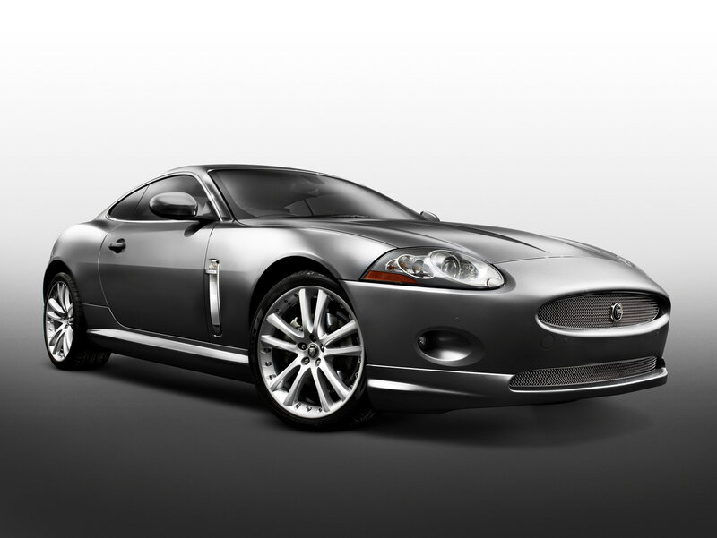silver jaguar coupe
