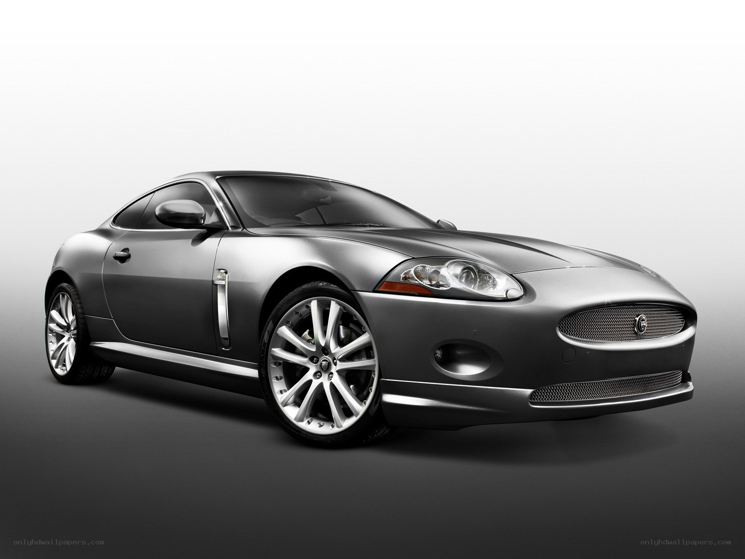 silver jaguar coupe