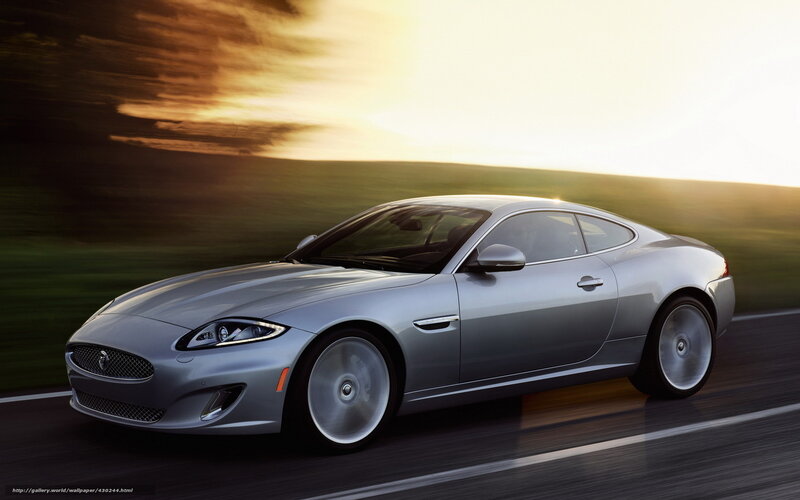 Silver Jaguar Coupe — Dynamic