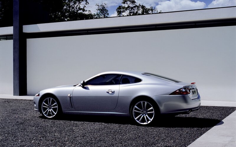 Silver Jaguar Coupe — Modern