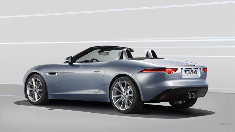 Silver Jaguar F-type — Neutral