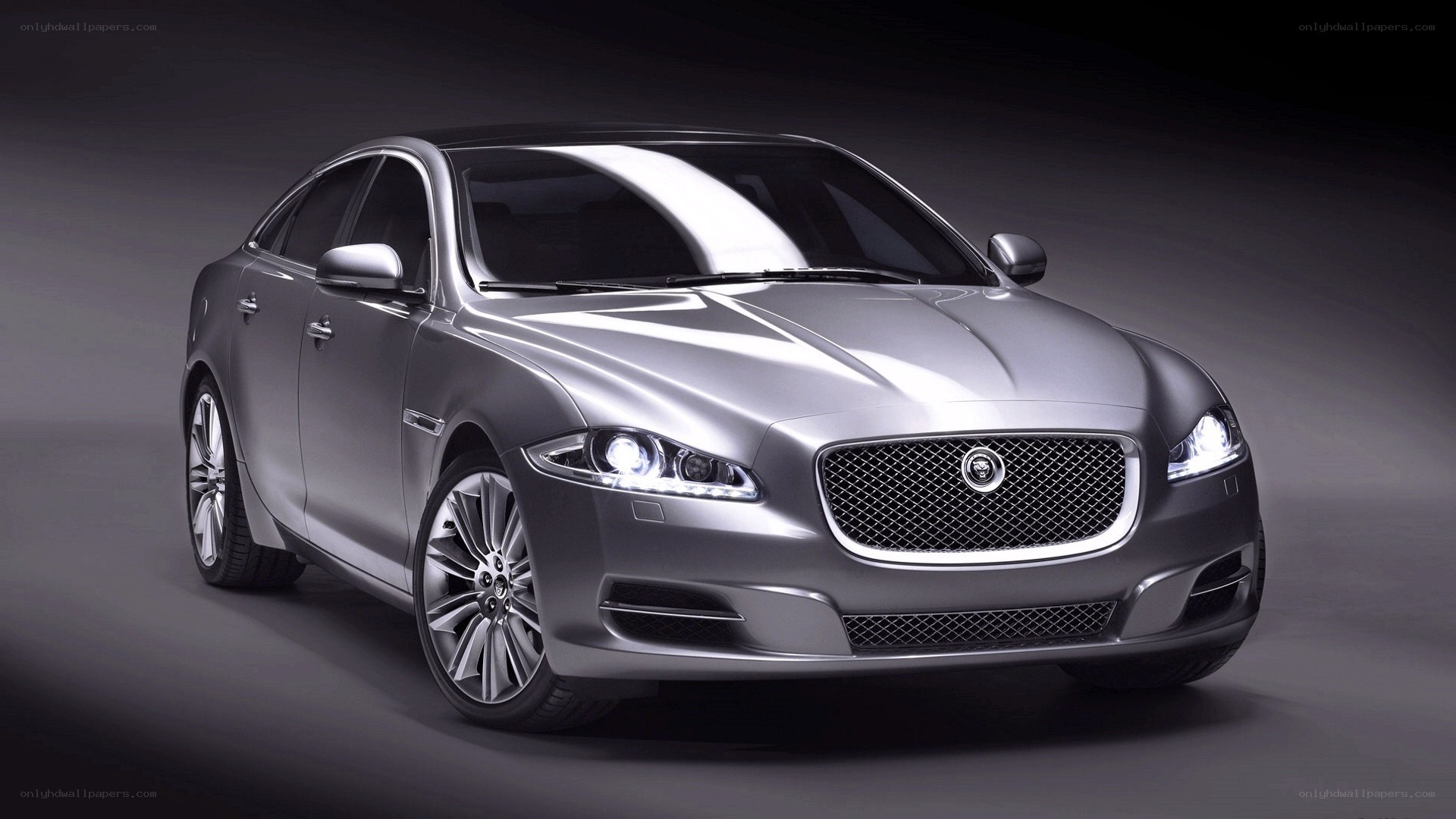 silver jaguar luxury sedan