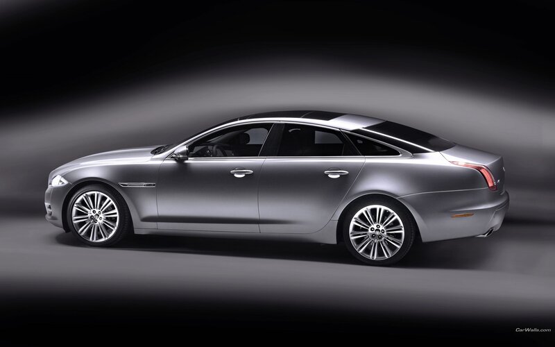 silver jaguar luxury sedan