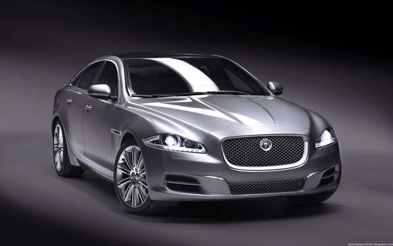 silver jaguar luxury sedan