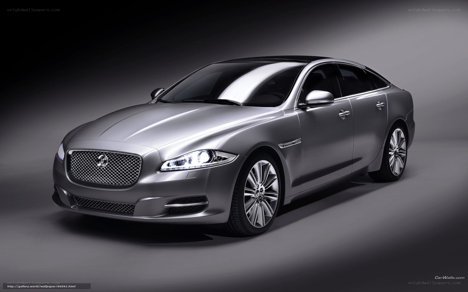 silver jaguar luxury sedan