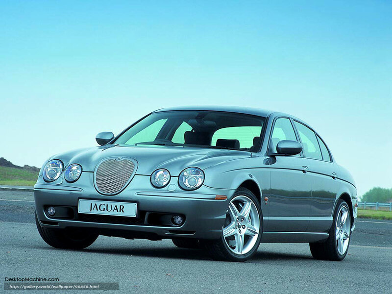 Silver Jaguar S-Type