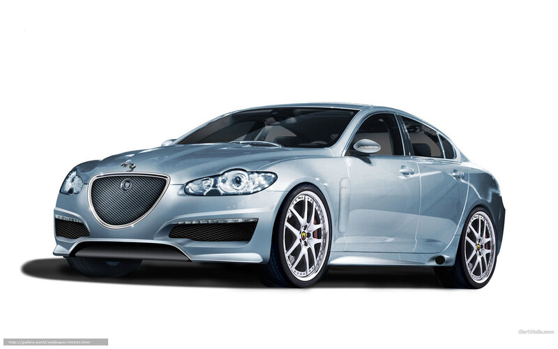 silver jaguar sedan