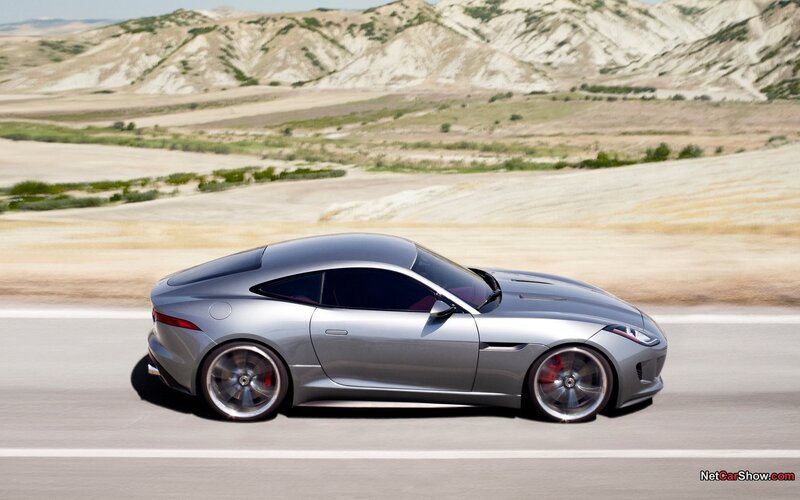 silver jaguar sports car