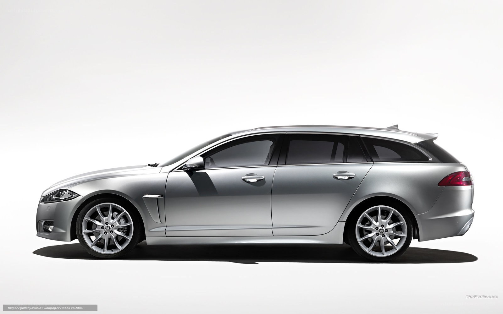 silver jaguar station wagon