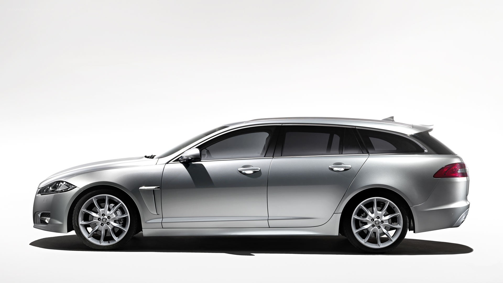 silver jaguar station wagon
