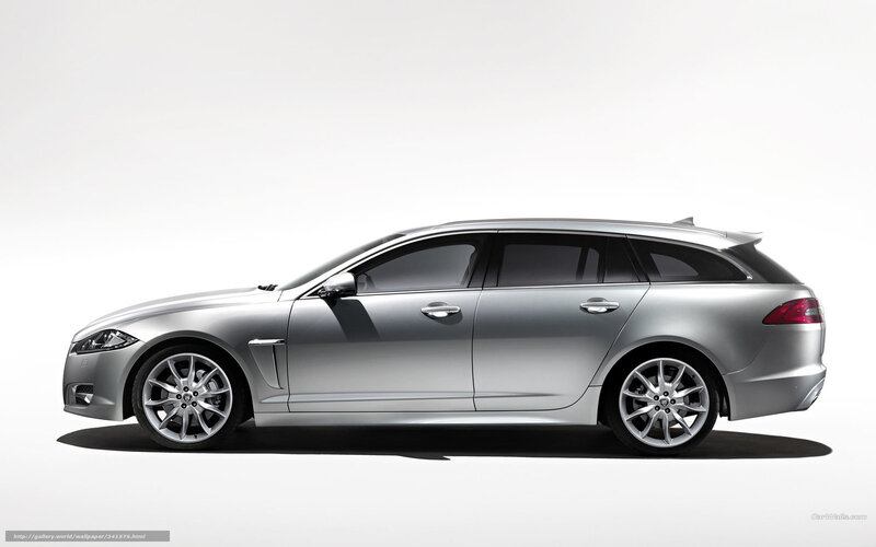 Silver Jaguar Station Wagon — Neutral, Photograph