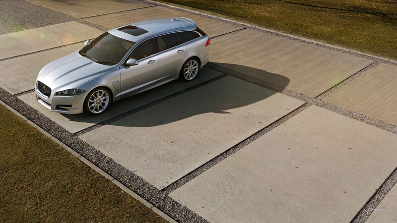 Silver Jaguar Station Wagon — Serene